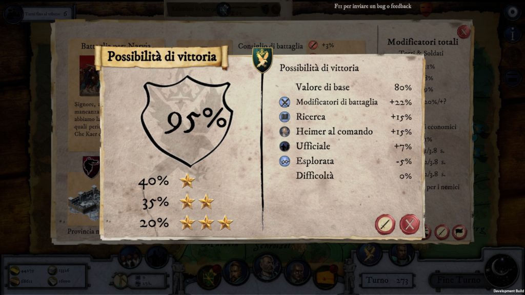 Percentuale di vittoria Empires of Ruins
